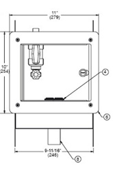 One-valve supply with door (S86-183)