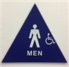 SBH12M-01 Restroom Sign, Door TITLE 24 Men