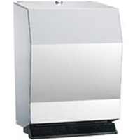 Surface Mounted, Roll Towel Dispenser with Push Bar