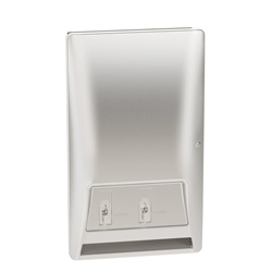 Recessed Napkin/Tampon Vendor with FREE Mechanism