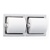 DOUBLE ROLL TOILET TISSUE HOLDER