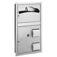 5912-11, SEAT COVER DISPENSERS COMBINATION UNITS
