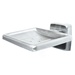 Soap Dish with Drain Holes - Satin Stainless Steel