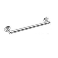 Towel Bar - Round, Stainless Steel, Chrome Plated Posts