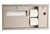 B-3092 Horizontal Combination Unit - Recessed