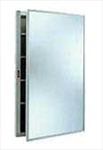 B-398 Medicine Cabinet, stainless steel, Recessed - 4 shelves