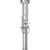 COL-2C-HN Barrier Free Multi Station Column Beach Shower with1 foot spray and  1 Showerheads  includes 1 handicap station
