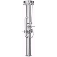 COL-6C-HN Barrier Free Multi Station Column Beach Shower with1 foot spray and  5 Showerheads - includes 1 handicap station