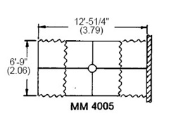 MM-4005 Bradley Modesty Shower Stall Module