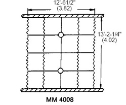 MM-4008 Bradley Modesty Shower Stall Module