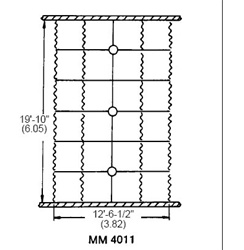MM-4011 Bradley Modesty Shower Stall Module