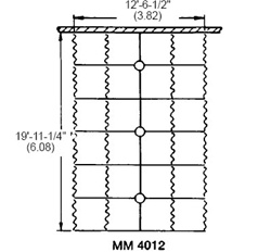 MM-4012 Bradley Modesty Shower Stall Module