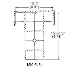 MM-4016 Bradley Modesty Shower Stall Module