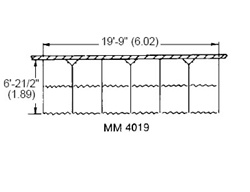 MM-4019 Bradley Modesty Shower Stall Module