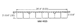 MM-4025 Bradley Modesty Shower Stall Module