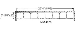MM-4026 Bradley Modesty Shower Stall Module