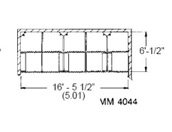 MM-4044 Bradley Modesty Shower Stall Module