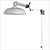 S19-120G CORD-OPERATED; HORIZONTAL SUPPLY DRENCH SHOWERS; PLASTIC SHOWERHEAD