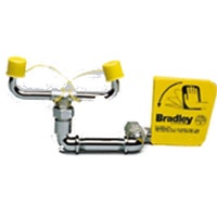 S19-240 NO BRACKET, CHROME PLATED BRASS EYEWASH, LESS BOWL
