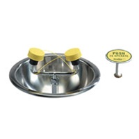 S19-260 DECK MOUNT EYE/FACE WASH, STAINLESS STEEL BOWL