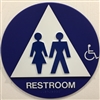 SBH12U-01 Unixsex Restroom Sign 12" diameter